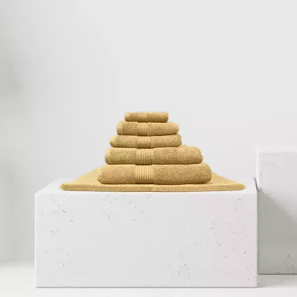 Nova Home "Pretty Collection" Towel - 100% Cotton - Yellow product thumbnail 16