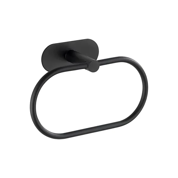 Wenko Orea Turbo-Loc Towel Rail - Stainless Steel - Black Matt product thumbnail 3