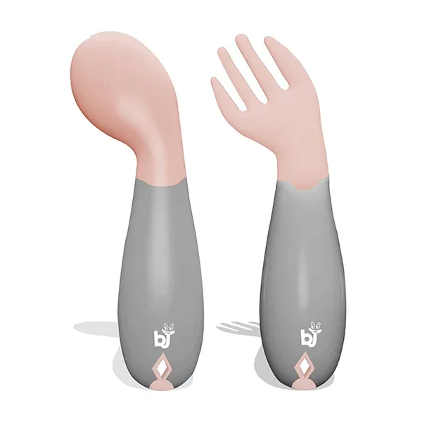 Babyjem Angled Cutlery Set - Rose product thumbnail 3