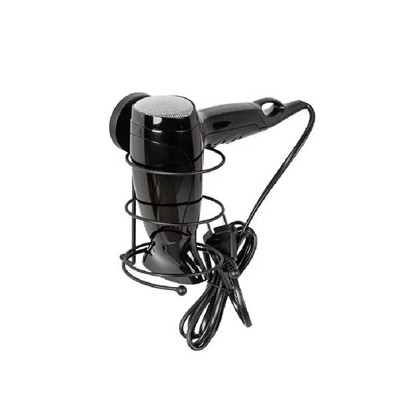 Wenko Vacuum-Loc Hair Dryer Holder Milazzo - Black product thumbnail 3