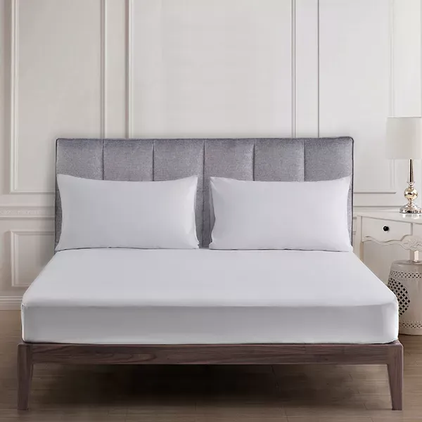 Nova Home "UltraPlain" Fitted Sheet Set - Grey (Available in Sizes) product thumbnail 3