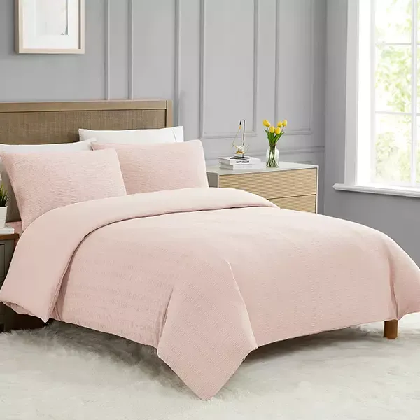 Nova Home Simply Crinkled Comforter Set -Pink (Available in Sizes) product thumbnail 10