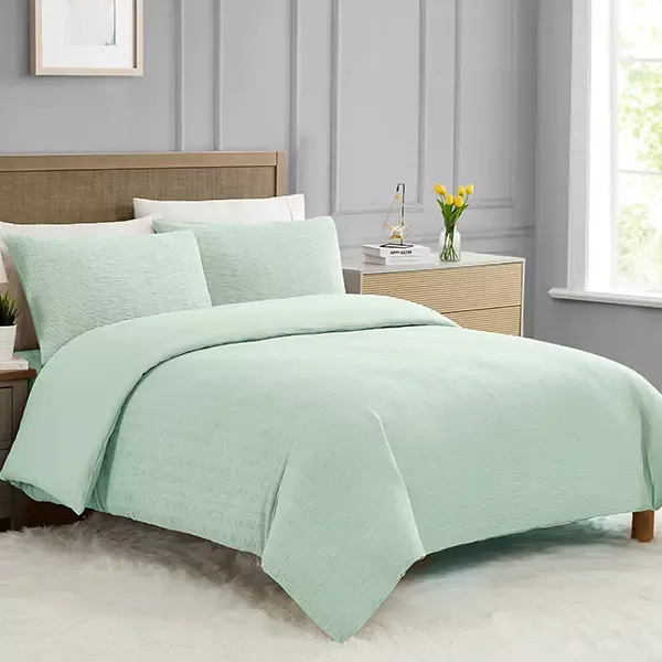 Nova Home Simply Crinkled Comforter Set -Green (Available in Sizes) product thumbnail 17