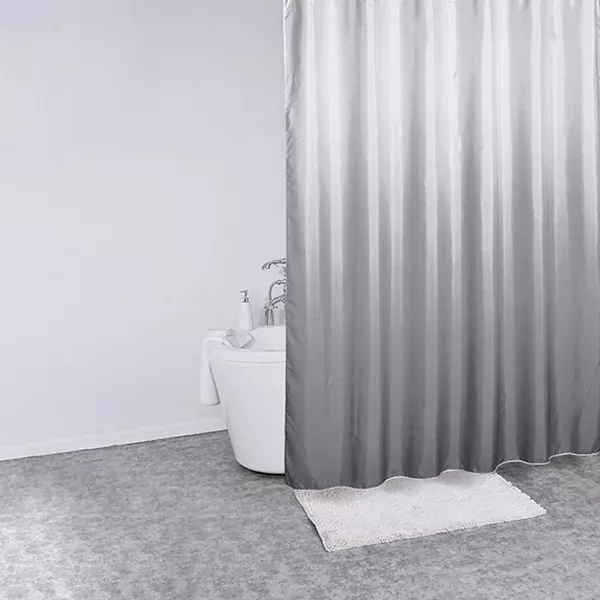 Weva "Dawn" Waterproof Shower Curtain - Grey (Available in Sizes) product thumbnail 3