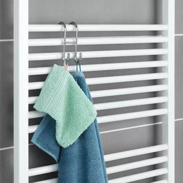 Wenko "Taranto" Shower Hook "Taranto" - Stainless Steel - Silver product thumbnail 3