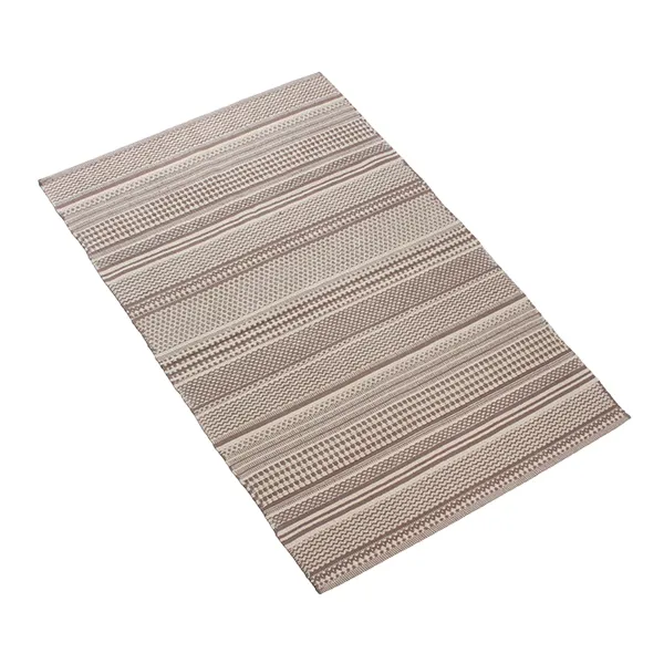 Nova Home Samaira Hand Woven Rug - 100% Cotton - Brown (Available in sizes) product thumbnail 7