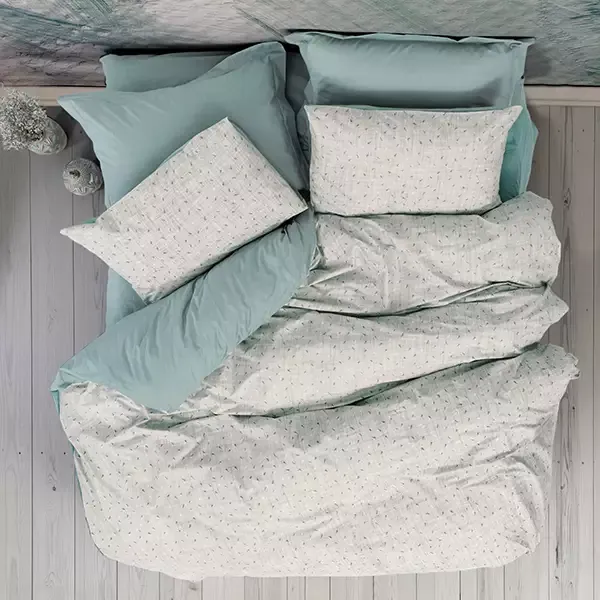 Nova Home "Drops" Duvet Cover Set - 100% Cotton - Multicolor (Available in Sizes) product thumbnail 4