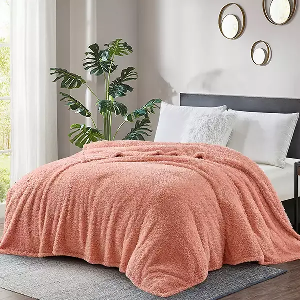 Nova Home Fur Fluffy Blanket - Pink (Available in Sizes) product thumbnail 4