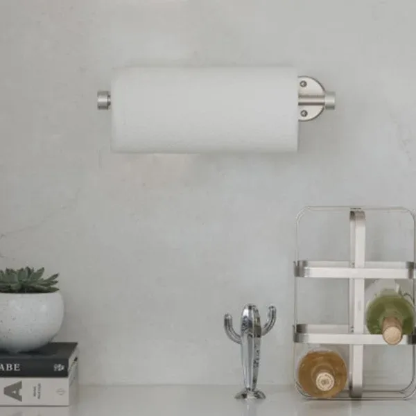Umbra "Cappa" Wall Mount Paper Towel Holder - Metal - Nickel product thumbnail 3