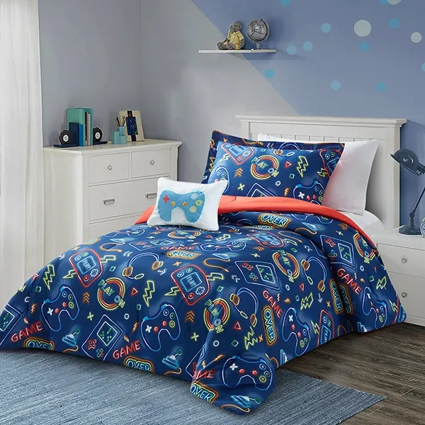 Nova Home Level Up Double-Face Printed Comforter Set - Multicolor product thumbnail 7