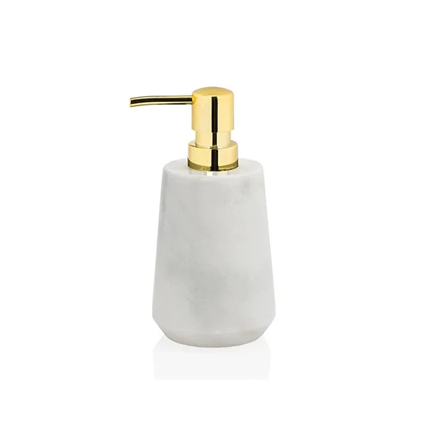 Andrea Liquid Soap Dispenser BA69134 - Marble - 140 ML - White & Gold product thumbnail 3