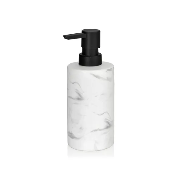 Andrea Liquid Soap Dispenser BA68134 - Ceramic - 250 ML - White & Black product thumbnail 3