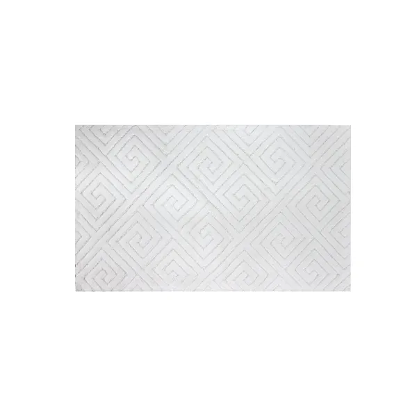Nova Home Verona Bath Rug - 100% Cotton - Offwhite (Available In Sizes) product thumbnail 3