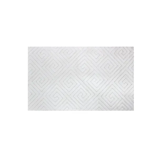 Nova Home Verona Bath Rug - 100% Cotton - Offwhite (Available In Sizes) product thumbnail 3