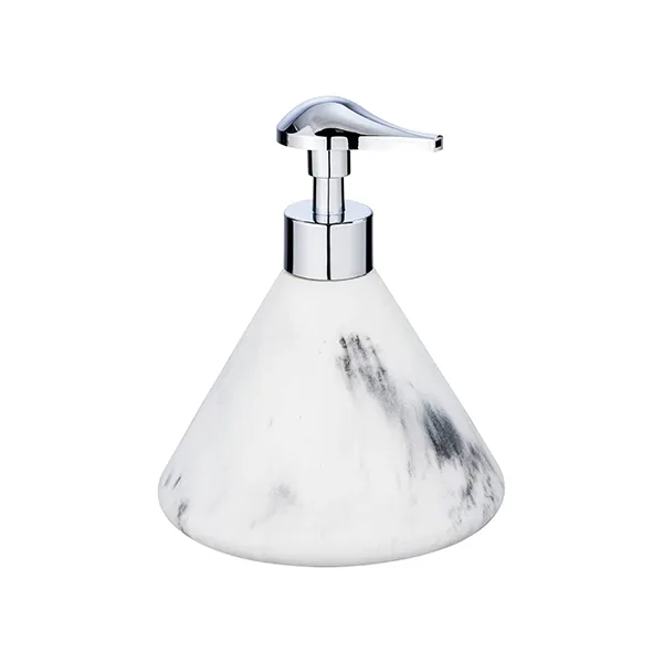 Wenko Desio Liquid Soap Dispenser - 300 ML - White & Grey product thumbnail 3