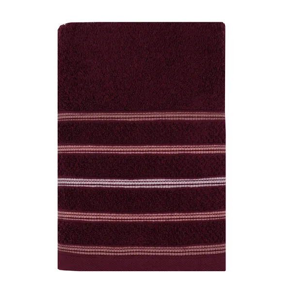Nova Home Orion Striped Towel - 100% Cotton - Mulberry (Available In Sizes) product thumbnail 4
