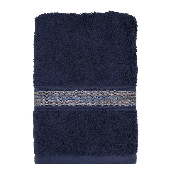 Nova Home Napa Embroidered Towel - 100% Cotton - Navy (Available In Sizes) product thumbnail 4