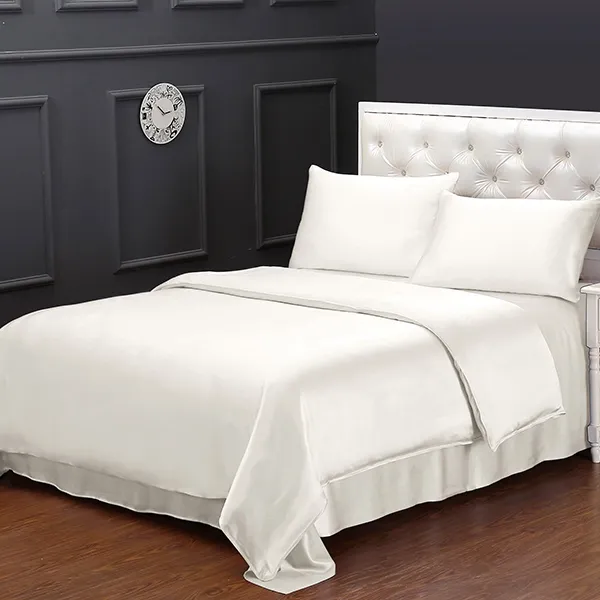 Lilysilk Plain Fitted Sheet - King & Super King - 3Pcs - Ivory product thumbnail 3