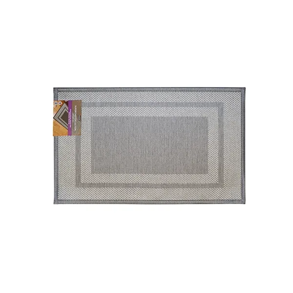 Nova Home Trellis Jaquard Woven Kitchen Mat W & Rubber Backing - Grey (Available In Sizes) product thumbnail 3