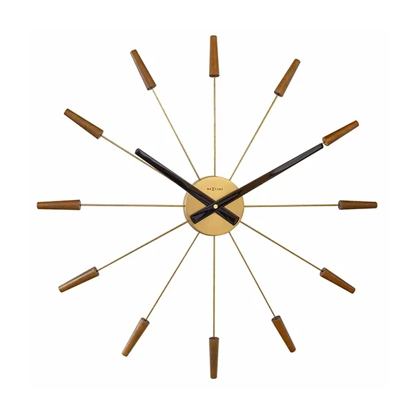 Nextime Plug Inn Wall Clock - 58 Cm - Walnut product thumbnail 3