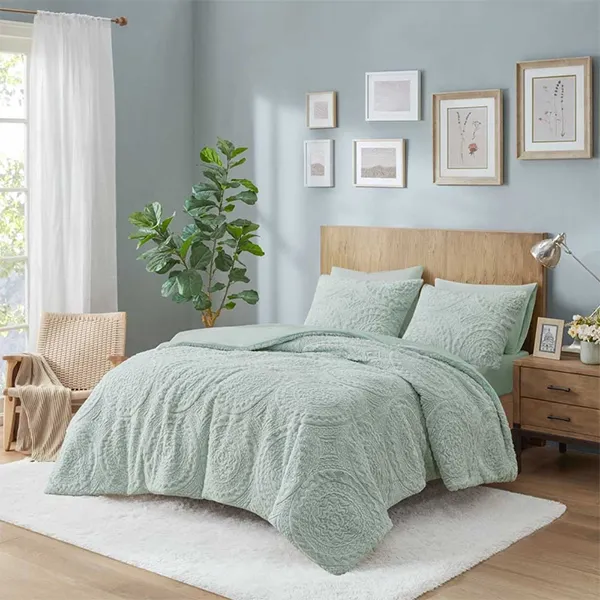 Nova Home Arya Comforter set - Green product thumbnail 6