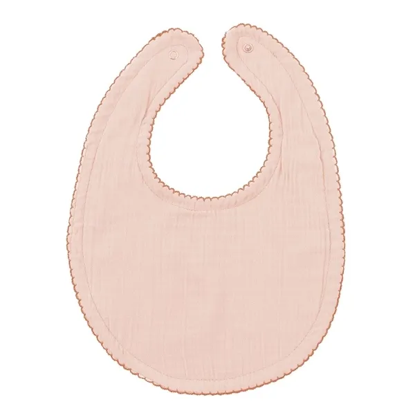 Babyjem Plain Muslin Bib - Cotton 100% - Salmon product thumbnail 3