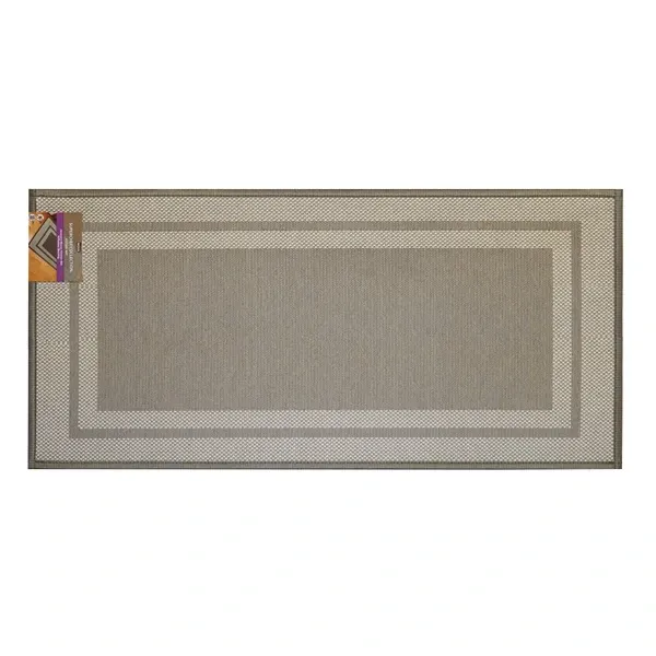 Nova Home Trellis Jaquard Woven Kitchen Mat W & Rubber Backing - Beige (Available In Sizes) product thumbnail 8