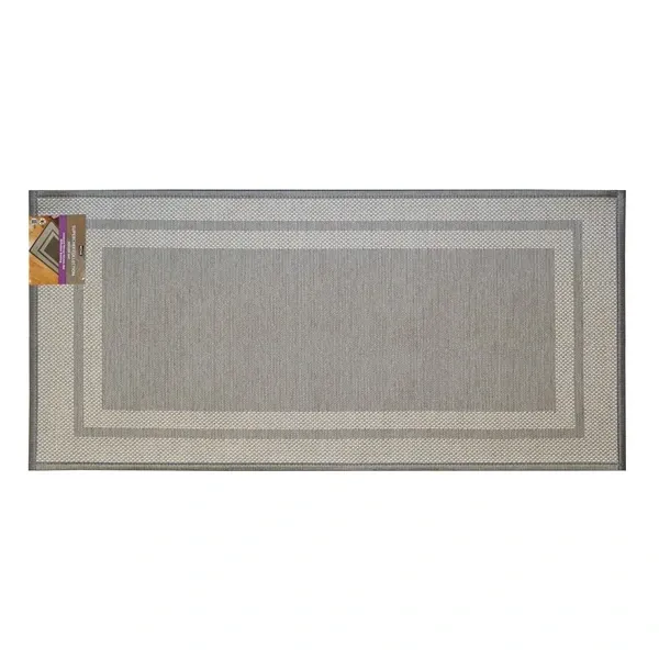 Nova Home Trellis Jaquard Woven Kitchen Mat W & Rubber Backing - Grey (Available In Sizes) product thumbnail 7