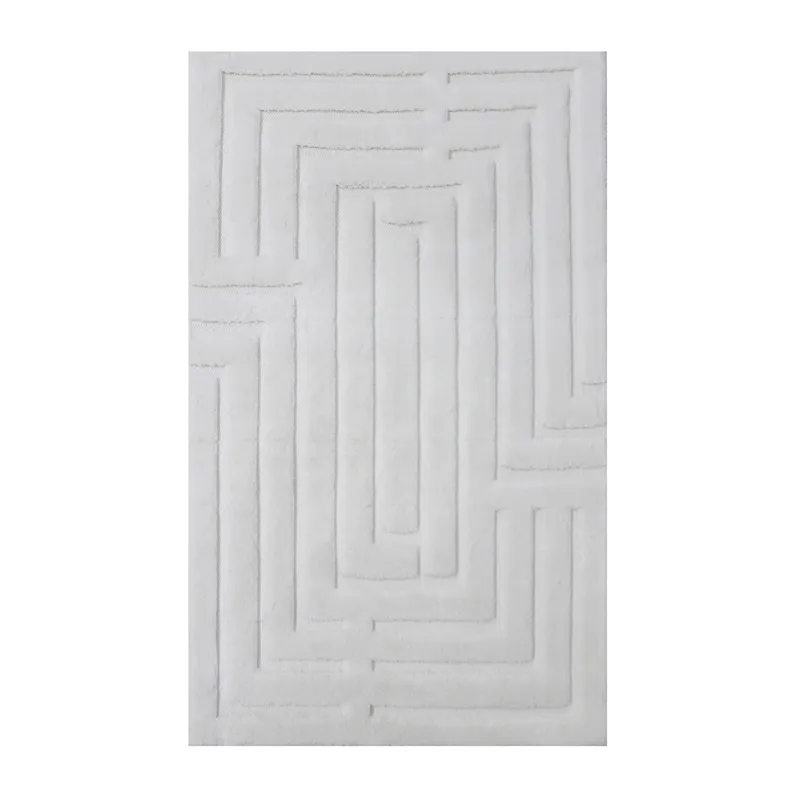Nova Home Sevara Cotton Bath Rug - Ecru (Available In Sizes) product thumbnail 4