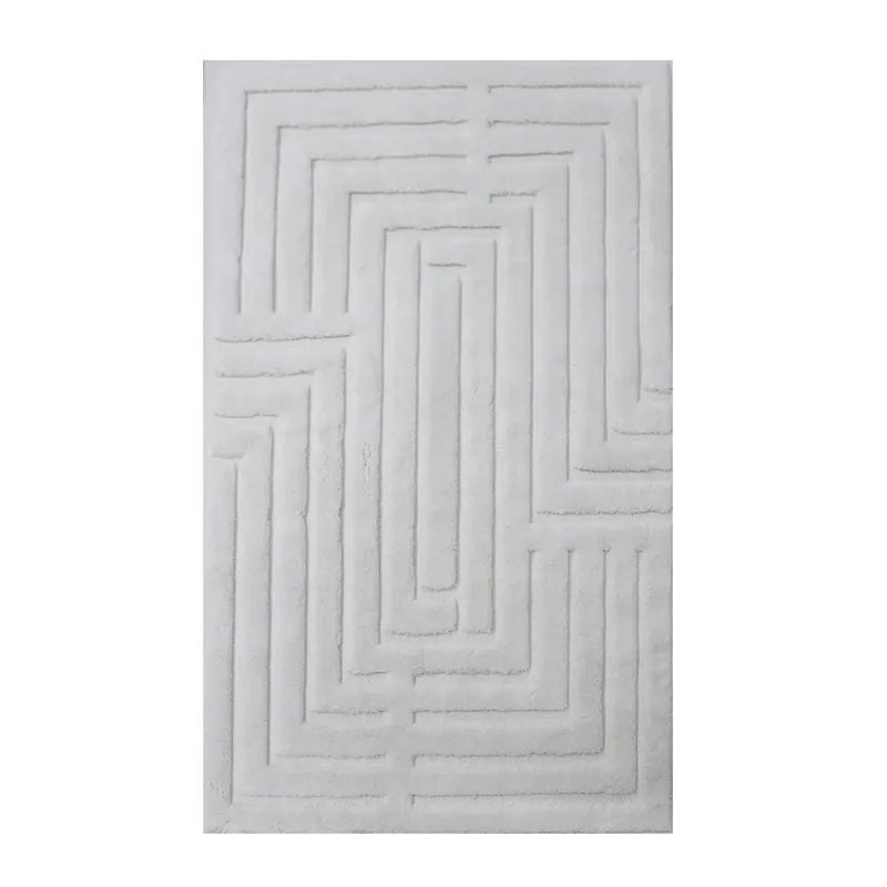 Nova Home Sevara Cotton Bath Rug - Ecru (Available In Sizes) product thumbnail 7