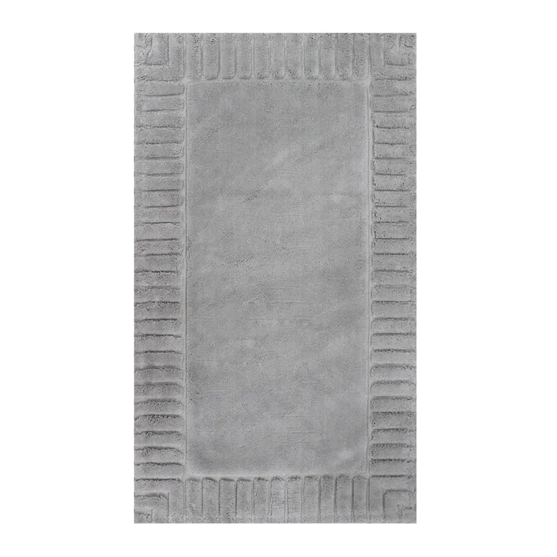 Nova Home Lasan Cotton Bath Rug - Light Grey (Available In Sizes) product thumbnail 3