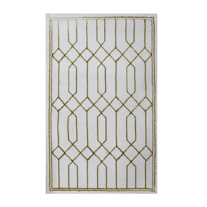 Nova Home Mige Cotton Bath Rug - Gold (Available In Sizes) product thumbnail 4