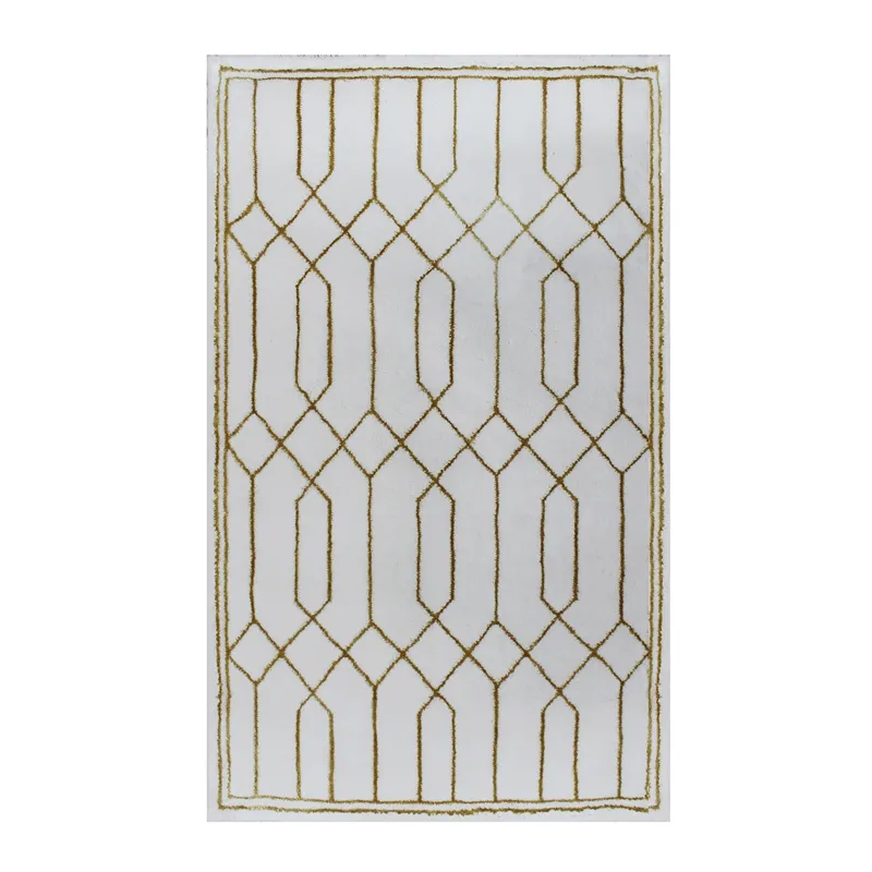 Nova Home Mige Cotton Bath Rug - Gold (Available In Sizes) product thumbnail 3