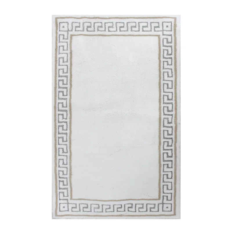Nova Home Hopy Cotton Bath Rug - Silver (Available In Sizes) product thumbnail 4