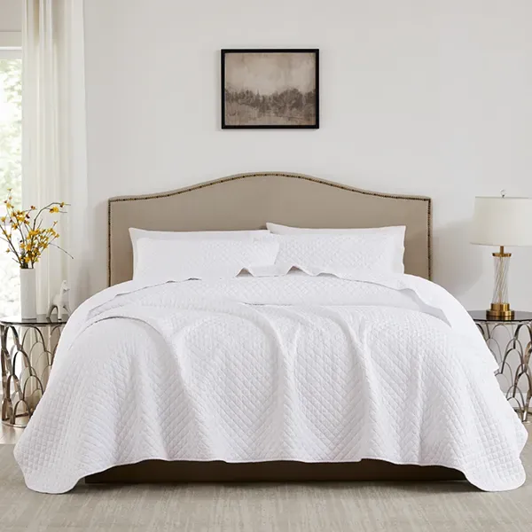Nova Home Vivid Jaquard Bed Spread Set - White (Available In Sizes) product thumbnail 8