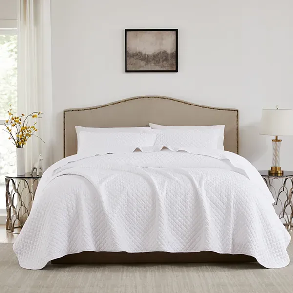 Nova Home Vivid Jaquard Bed Spread Set - White (Available In Sizes) product thumbnail 15