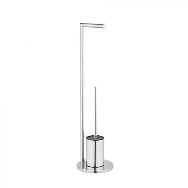 Wenko Ferla Free-standing Rustproof Toilet Set - Shiny product thumbnail 3