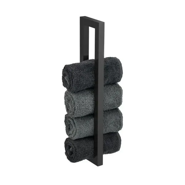 Wenko Reitani Wall Towel Rack - Black product thumbnail 3