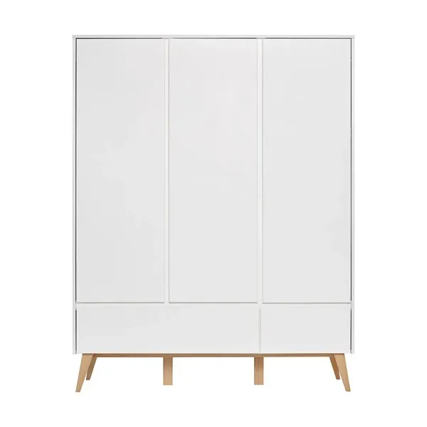 Pinio Swing 3-Door Baby Room Wardrobe - White product thumbnail 3