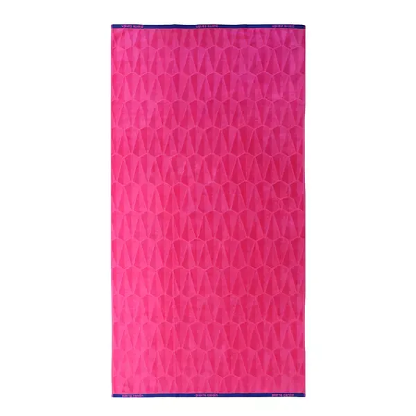 Pierre Cardin Patch Beach Towel - 100% Cotton - 90x170 Cm - Fushia product thumbnail 3