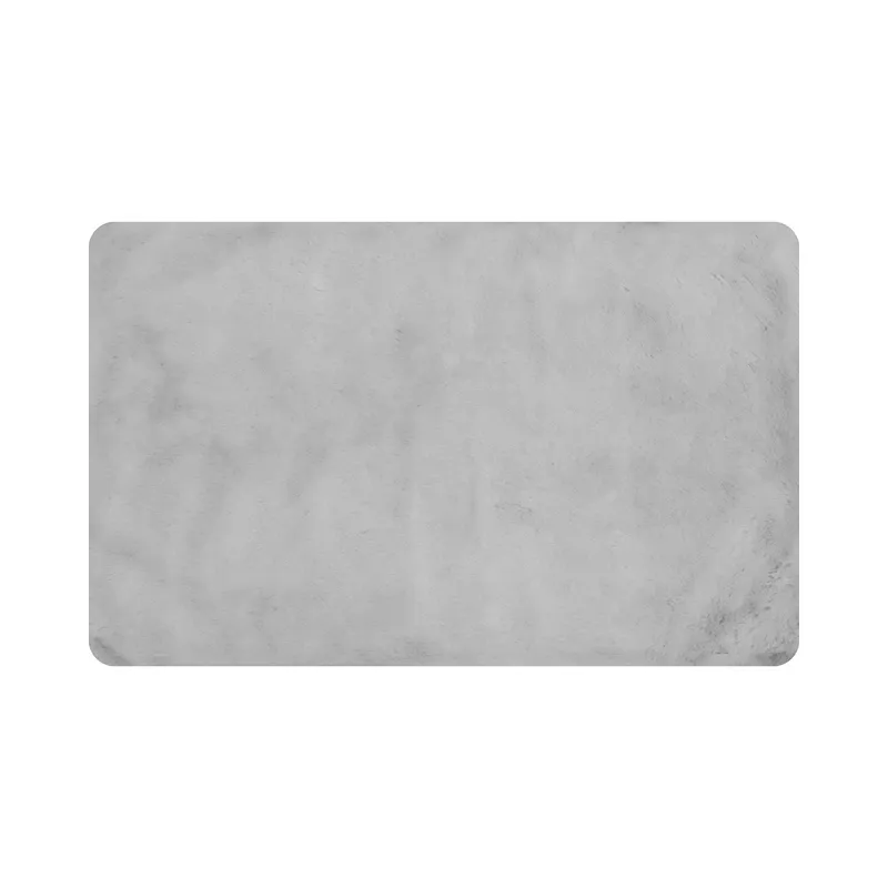 Nova Home "Bunny" Fur Accent Rug – Silver (Available In Sizes) product thumbnail 7