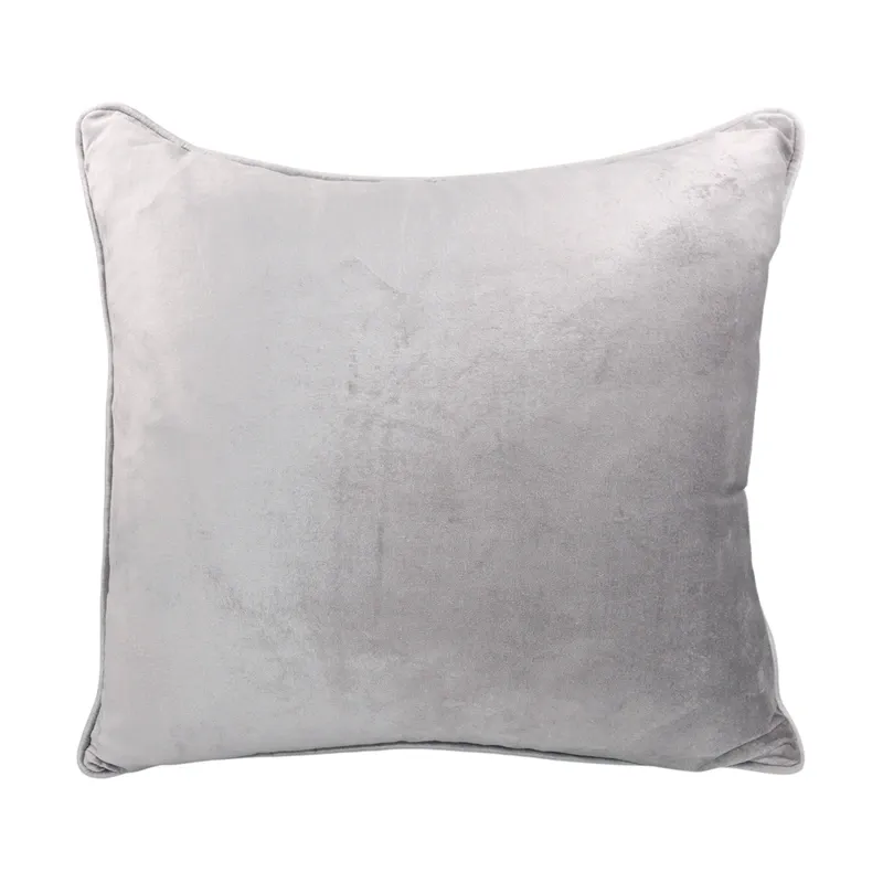 Nova Home Charm Velvet Cushion Cover – Silver – 50x50 cm product thumbnail 3