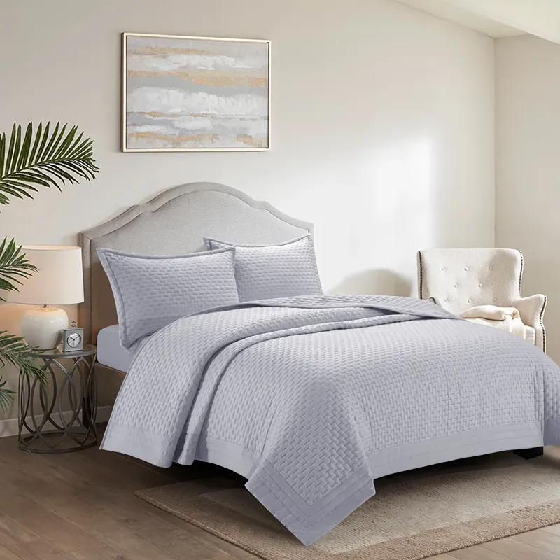 Nova Home Sonic Pre Washed Summer Bed Spread Set - Taupe (Available In Sizes) product thumbnail 11