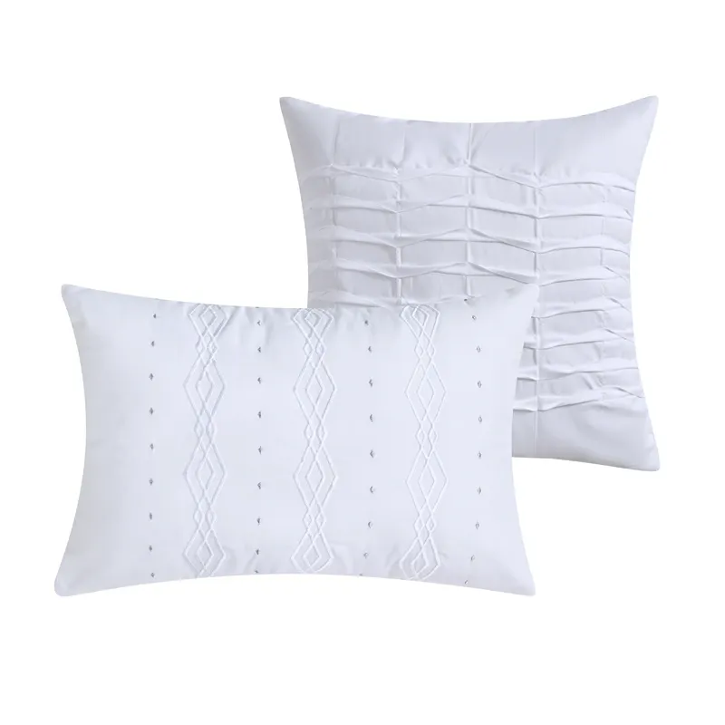 Nova Home Amalthea Tufted Jacquard Comforter Set - White (Available in Sizes) product thumbnail 17