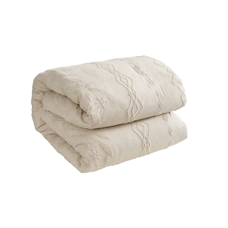 Nova Home Amalthea Tufted Jacquard Comforter Set - Beige (Available in Sizes) product thumbnail 13
