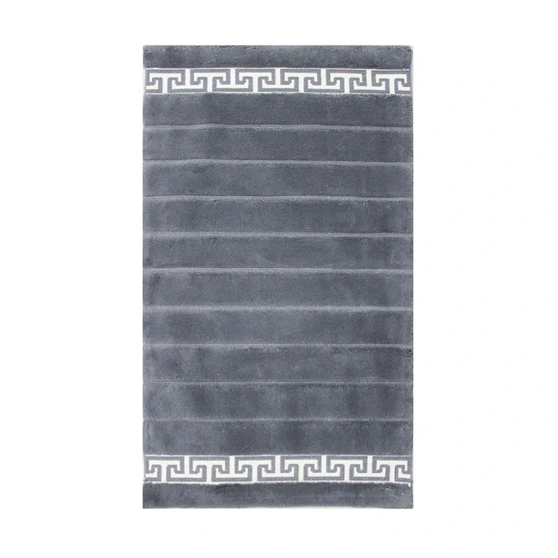 Nova Home Eres Cotton Bath Rug - Dark Grey (Available In Sizes) product thumbnail 3