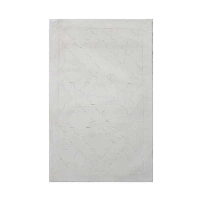 Nova Home Albana Cotton Bath Rug - Ecru (Available In Sizes) product thumbnail 3