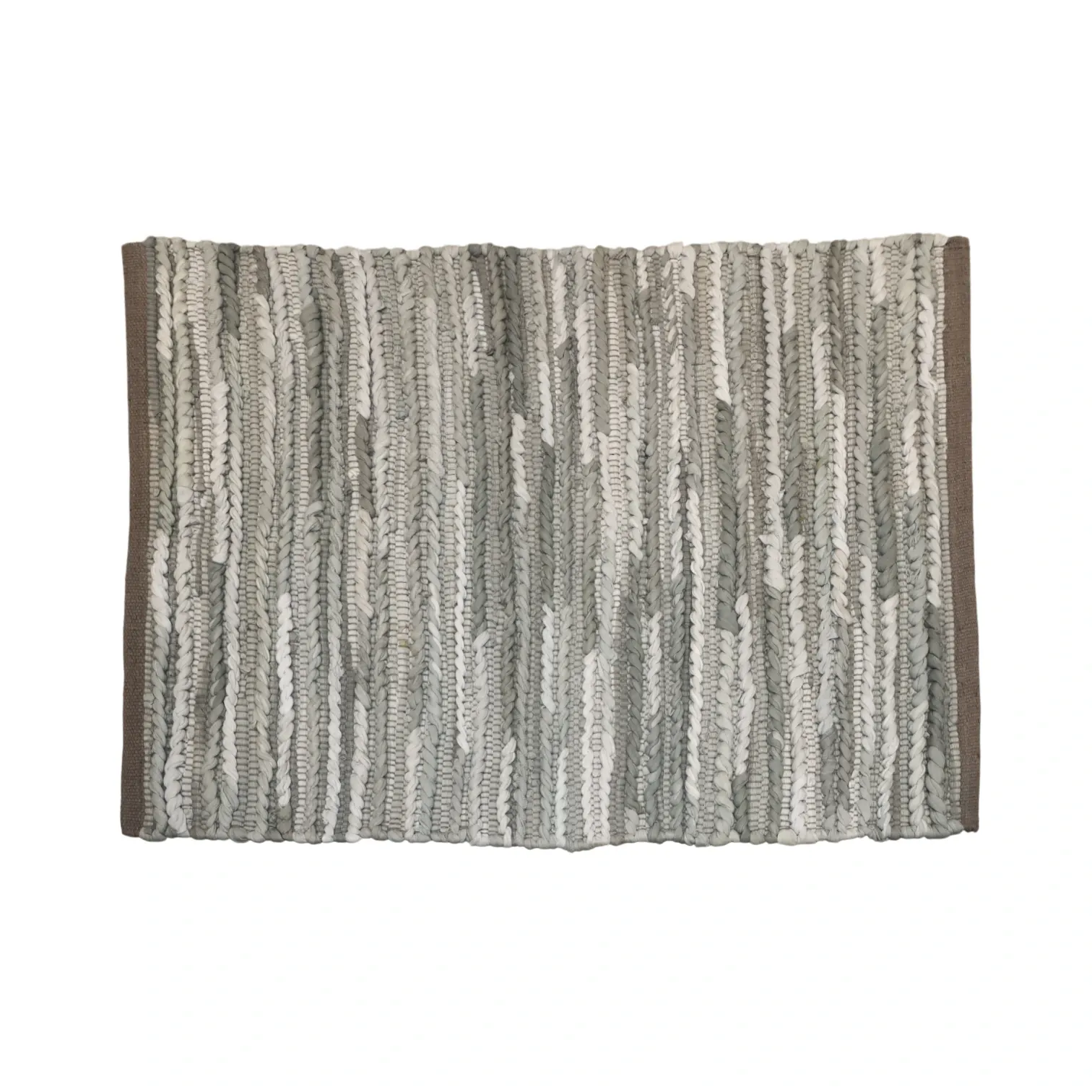 Nova Home "Ravine" Handwoven Cotton Accent Rug – Grey (Available In Sizes) product thumbnail 5