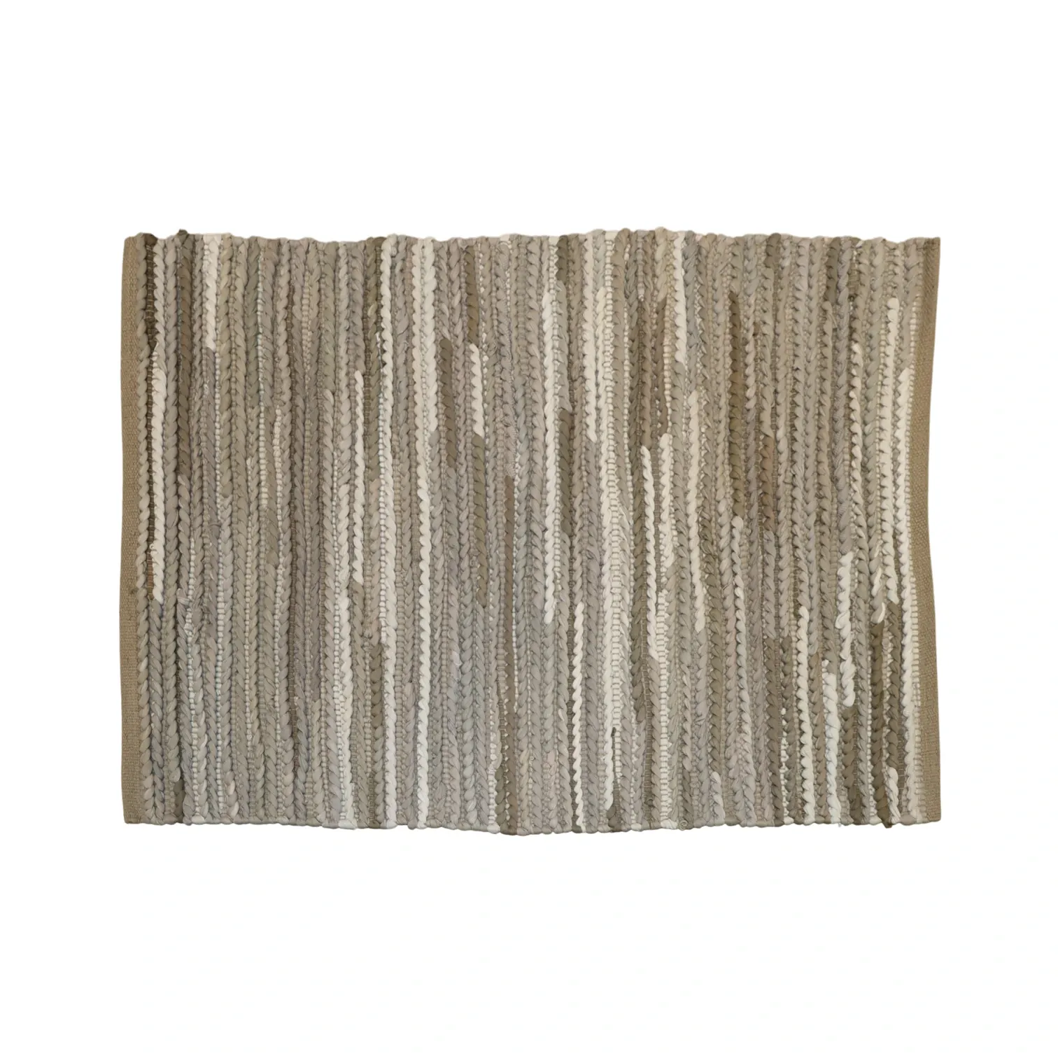 Nova Home "Ravine" Handwoven Cotton Accent Rug – Taupe (Available In Sizes) product thumbnail 5