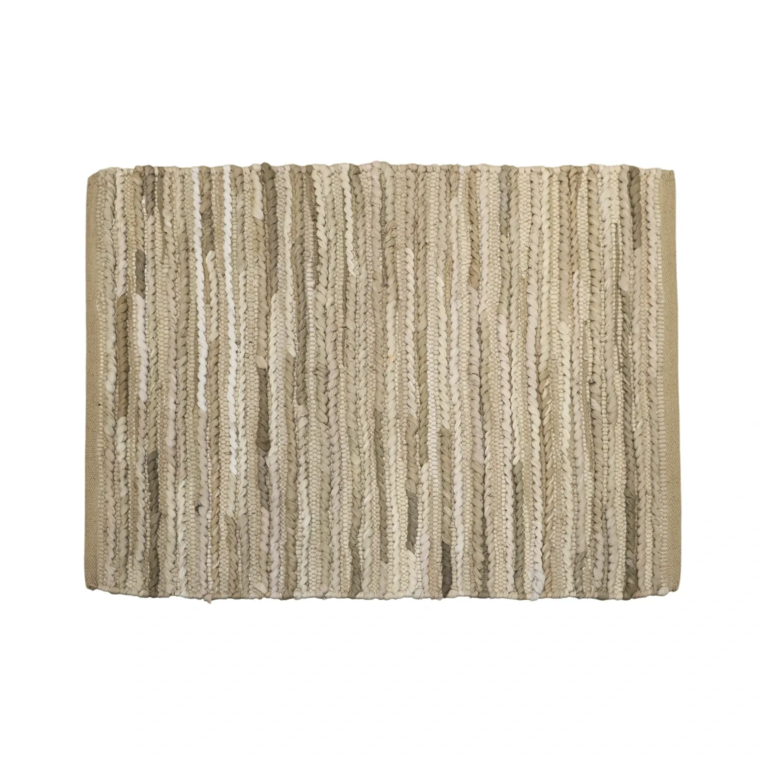 Nova Home "Ravine" Handwoven Cotton Accent Rug – Cream (Available In Sizes) product thumbnail 5